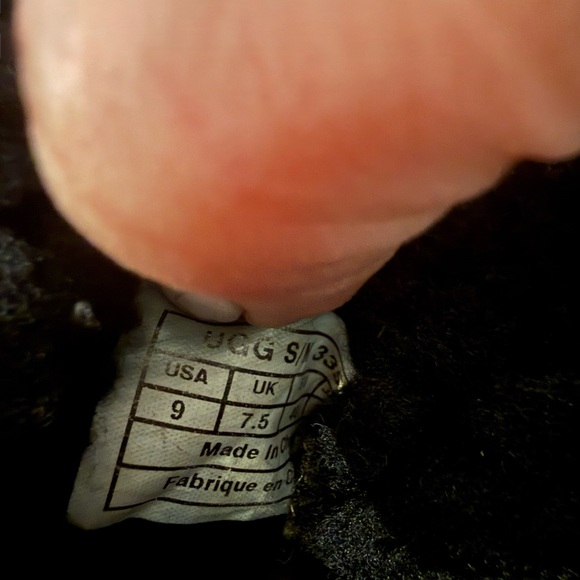 UGG Black Suede Boots - Picture 6 of 10